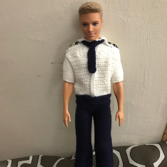 tinysta | Toys | Pilot Uniform For Ken Doll Short Sleevespants | Poshmark
